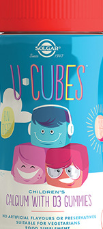 Solgar U-Cubes Calcium With D3 Gummies